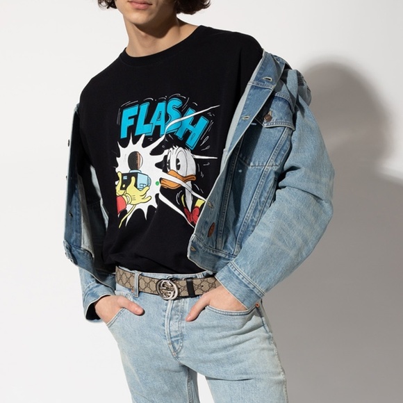Gucci x Disney Donald Duck Flash T-shirt - Picture 1 of 4